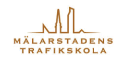 Mälarstadens Trafikskola logo