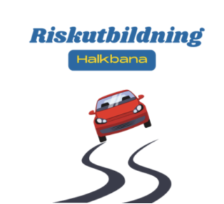 Halkbana på Bulltofta - Upphämtning Pauli Trafikskola logo